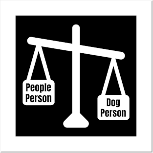 Dog Person, prefer Paws vs. People Posters and Art